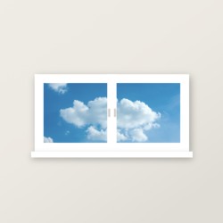 Double Fenetre Vituelle 60 x 60 cm